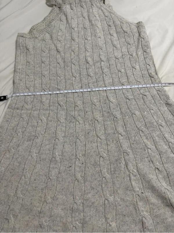 Ralph Lauren cream cable cashmere knit halter dress in a Size S - Image 5