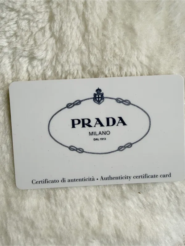 Prada Black Saffiano Leather ID Badge Holder - Image 9