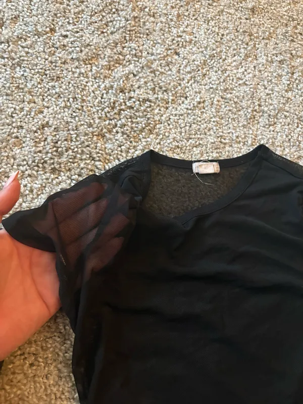 Black Mesh Garage Top - Image 2