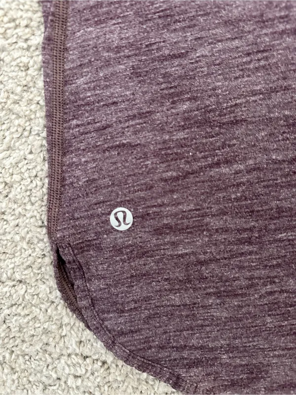 LULULEMON 105 F Singlet in Heathered Black Cherry First Release Sz. 4 - Image 9