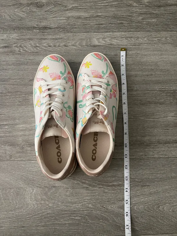 Coach clip low top floral sneaker - 10 - Image 10