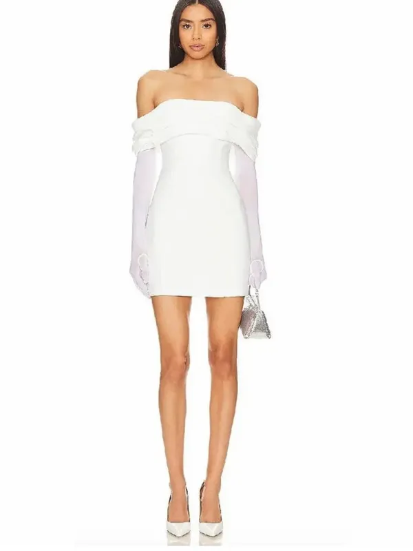 Amanda Uprichard Jania Dress‎ Ivory White - Image 7
