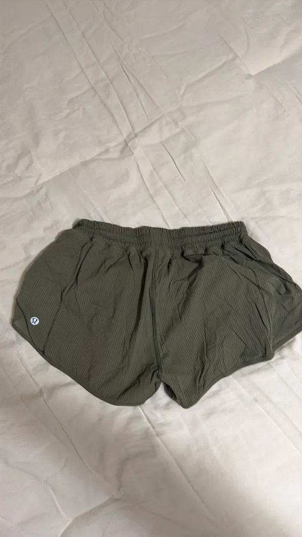Lululemon Hotty Hot Shorts Olive Green 2.5" - Image 2