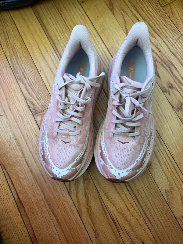 Hoka Stinson ATR 7 Trail Running Shoe Rose Latte Blossom 8.5 - Image 3