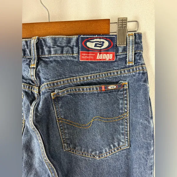 Vintage Rare Bongo Flared Low Rise 90’s Jeans Sz 7 Y2K‎ - Image 6