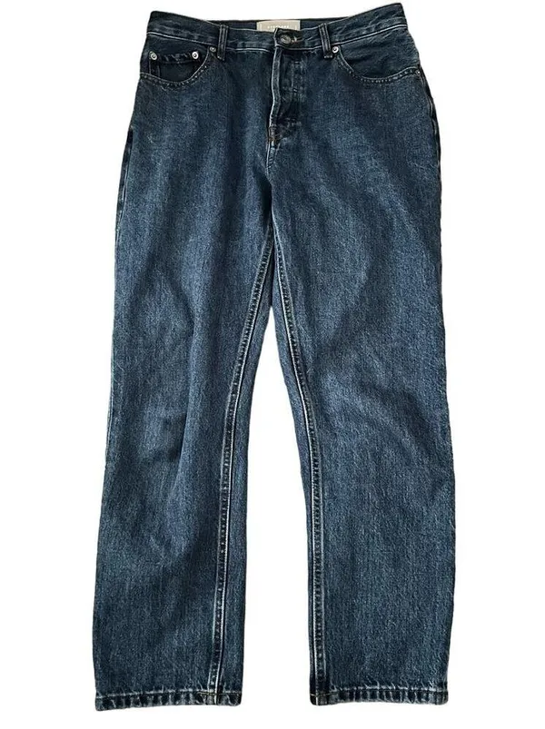 Everlane The 90s Cheeky Jean Organic Cotton 27 Ankle Women’s Dark Wash Blue - Image 2