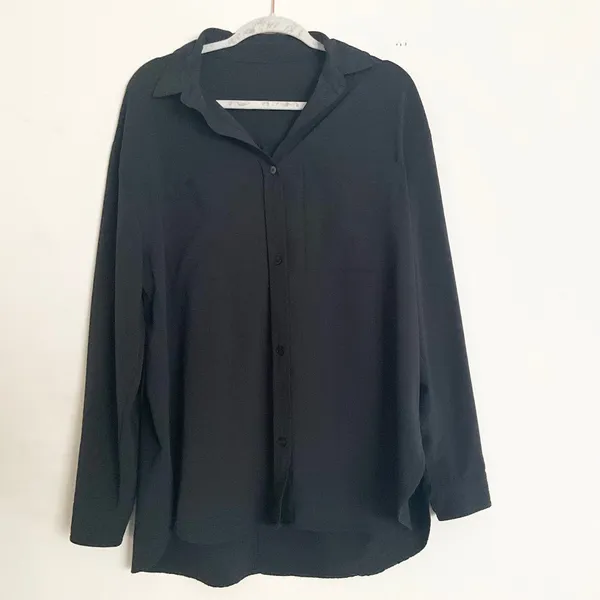 Alo Yoga Dreamscape Button Down Long Sleeve Black S - Image 2