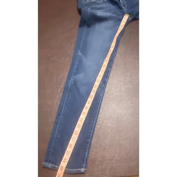 PAIGE Jimmy Jimmy Skinny Jeans Dark Wash Low Rise Stretch Denim 26 Normcore - Image 7