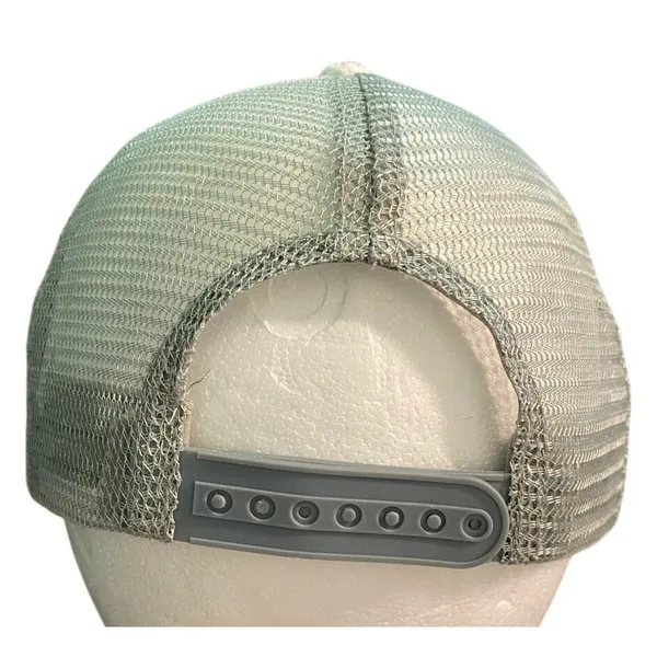 Boys Lie Angel Cherub Terry Cloth Trucker Hat Gray White Snapback Y2K Streetwear - Image 4