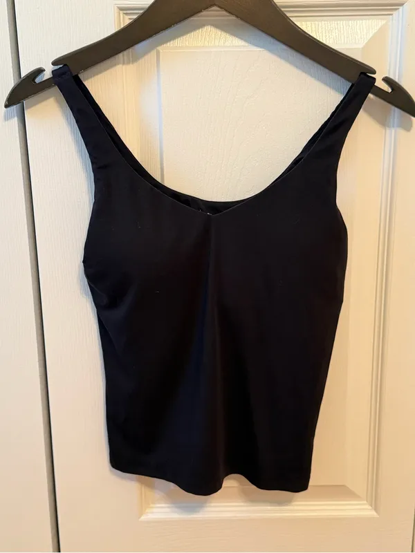 Aerie Offline Real Me Low Key Tank Top in Black - Image 2