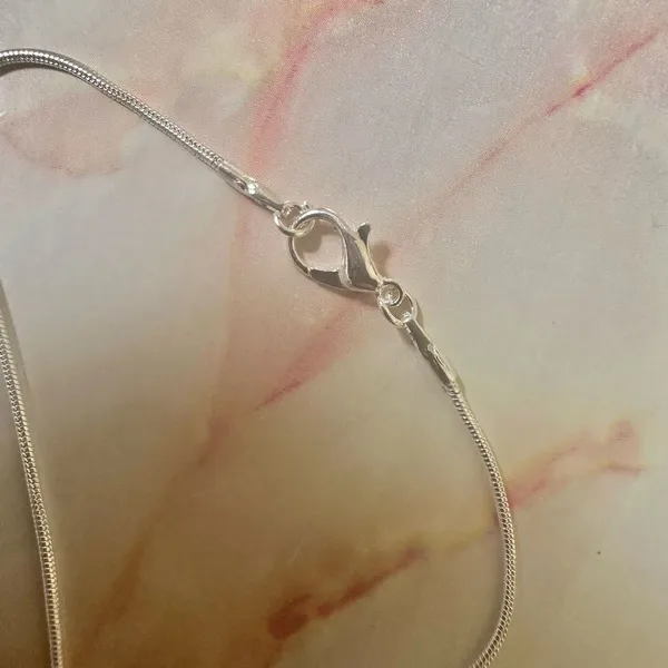 Silver tone cats sitting on moon pendant necklace Silver - Image 8