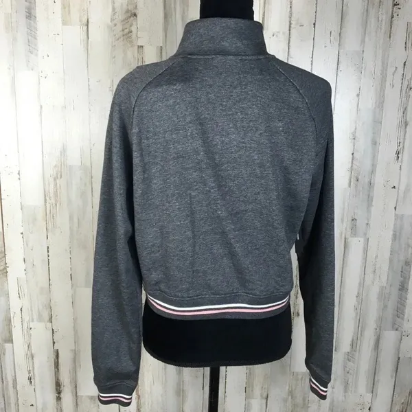 Nike Varsity Sleeve Half-ZIP Crop Jacket Pullover v6x - Image 5
