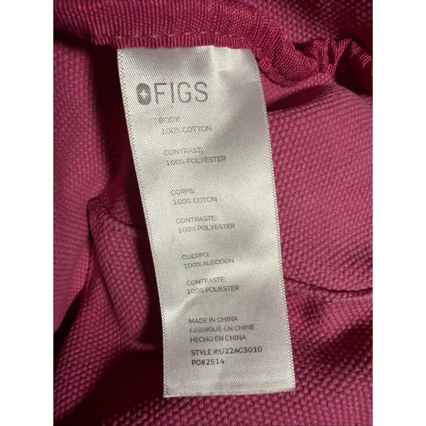 FIGS Canvas Tote Mineral Mauve Pink Dual Shoulder Strap Ombré - Image 6