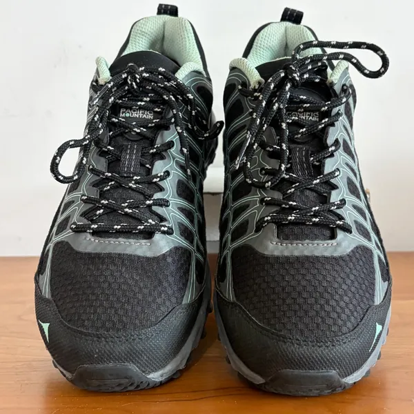 Pacific Mountain Dasher Trail Running Shoes Black Mint PM005520-004‎ Womens 6.5 - Image 5