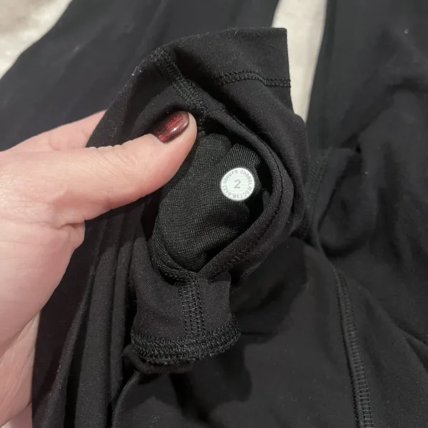 Lululemon Wunder Under Hi-Rise Crop Black Size 2 Luxtreme Leggings - Image 8