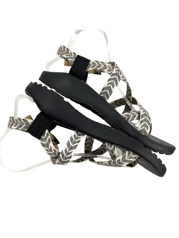 Chacos Z2 Classic Sandals Trine Black White Adjustable Straps Size 10 - Image 7