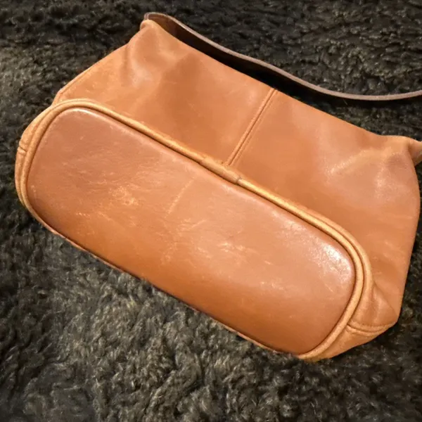 Vintage COACH 4148 Brown Leather Original SoHo Mini Bucket Shoulder Bag USA NICE - Image 10