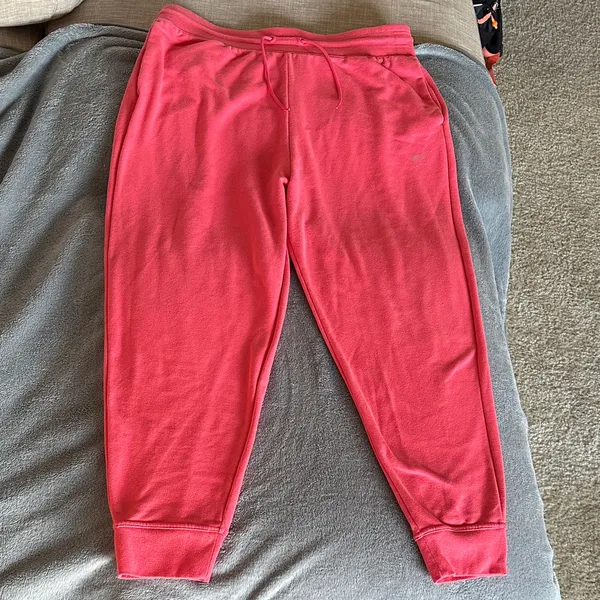 Nike DriFit Pink Coral Jogger Bottoms - Comfortable Everyday Sweatpants - Image 5
