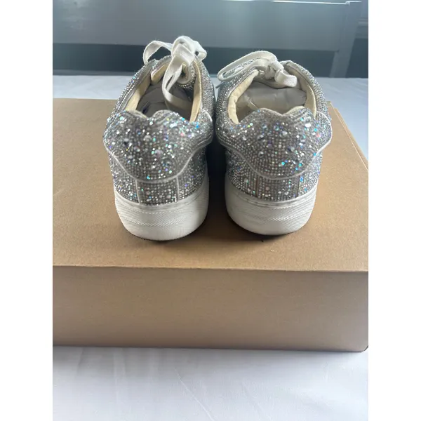 Betsey Johson Sidney Rhinestone Platform Sneakers Womens 8.5 - Image 6