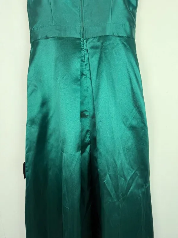 NWT Lulus Broadway Show Emerald Green High-Low Gown Dress Size Small S NEW - Image 12
