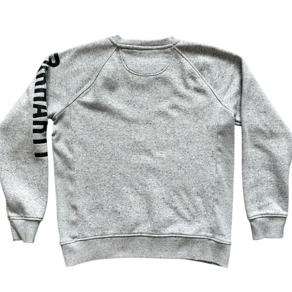 Carhartt Relaxed Fit Midweight Crewneck Block Logo Sleeve Graphic Sweatshirt M - Image 2