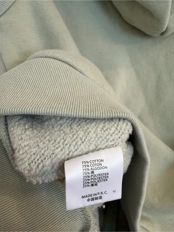 NWT Brandy Melville Light Sage Sleeveless Zip Hoodie Vest XS Small - Image 9