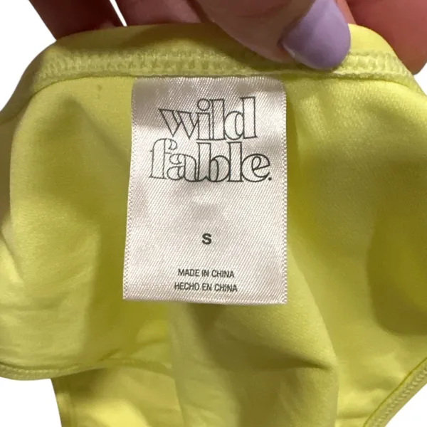 Wild Fable‎ Light Yellow Bikini Set - Bottom (S) & Bralette Top (M) - Image 5