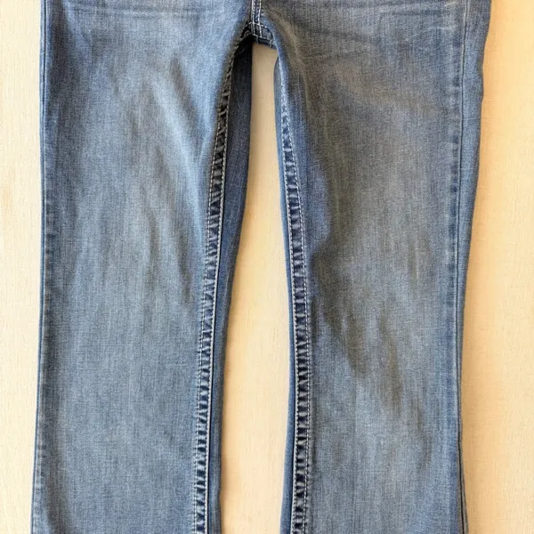 Telepatia Y2K McBling Bootcut Jeans 9/29 Rhinestone Embellished Pockets - Image 14