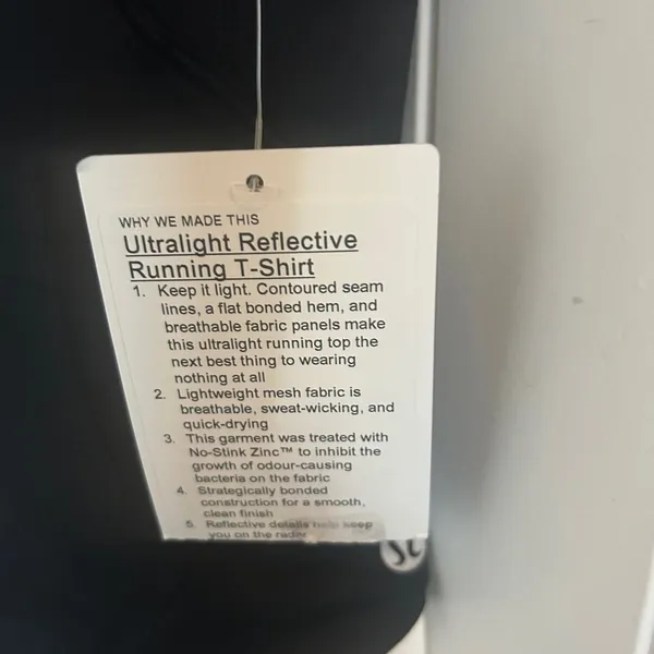 NWT - Lululemon Ultralight Reflective Running T-Shirt - Image 4