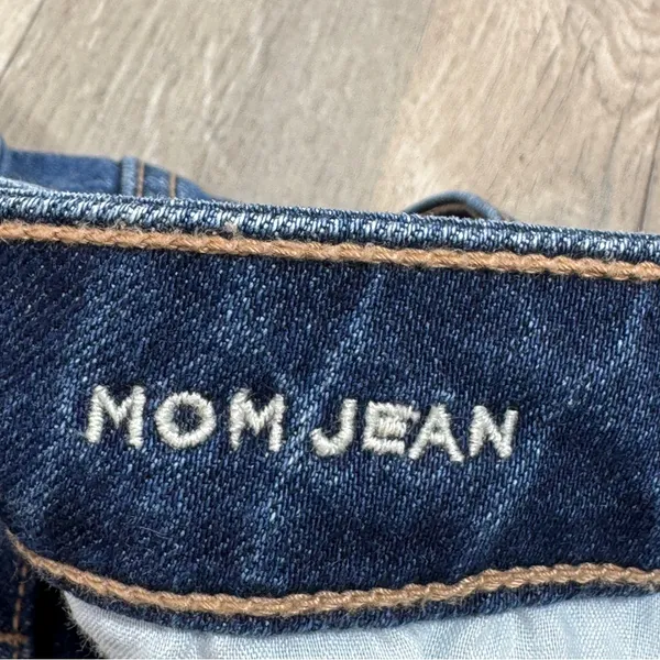 American Eagle Mom Jeans Women 2 Short Blue Tapered Leg High Rise Stretch Y2K‎ - Image 11