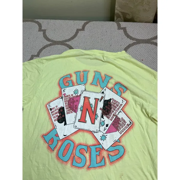 Daydreamer Guns N’ Roses Graphic Band T-Shirt Short Sleeve Rock Tee Size XS - Image 7