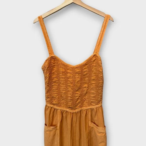 Free People Forever And Always Ruched One-piece Jumpsuit Size Medium - Image 8