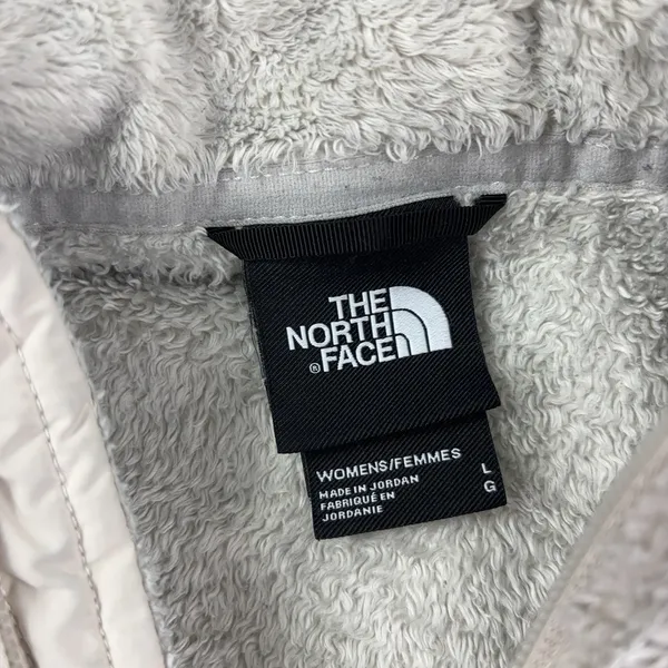 The North Face Fleece Osito Jacket Womens Large Gray Full Zip - Image 3