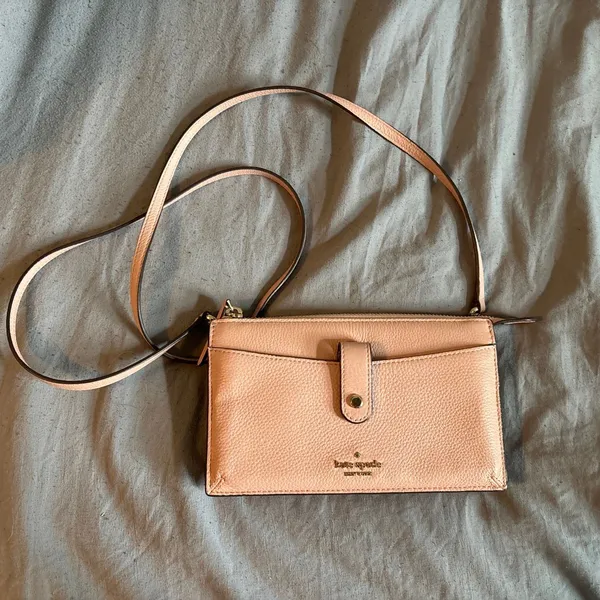 Cream Pink kate spade purse - Image 2