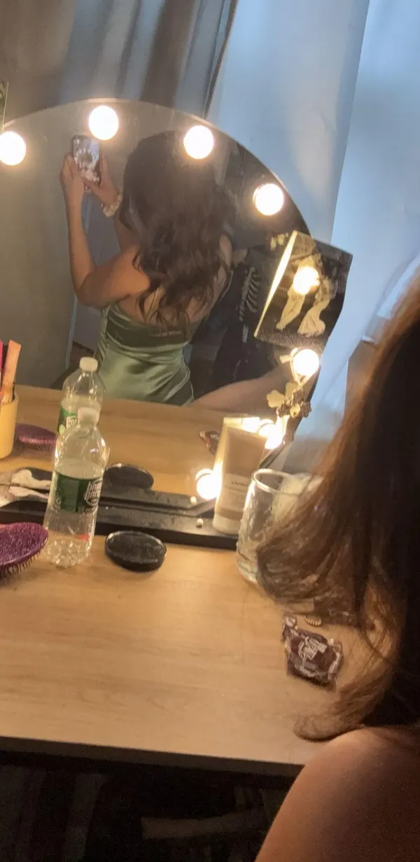 Windsor Sage Green Slit Dress - Image 3