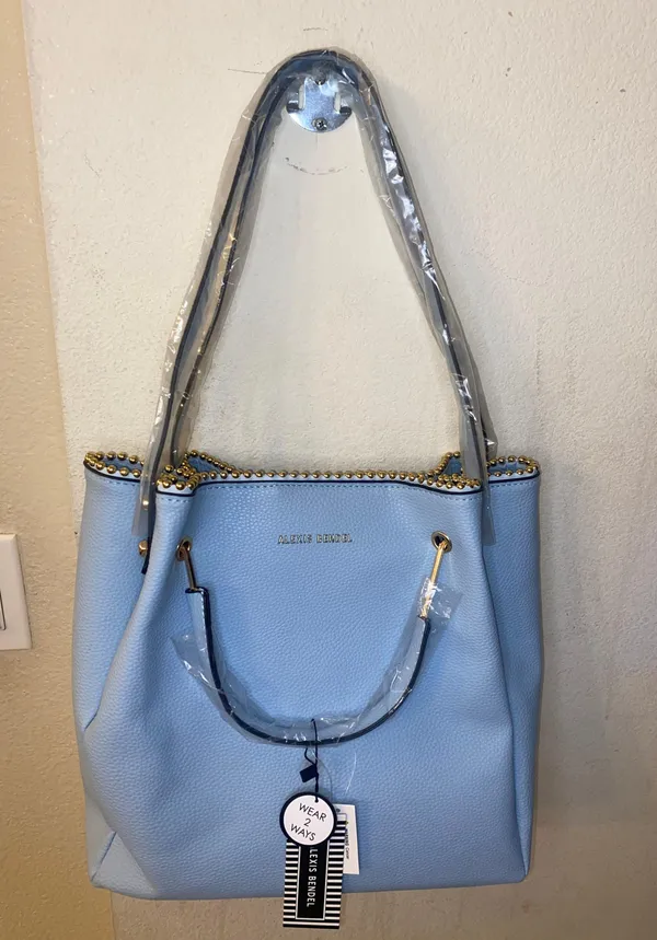 Alexis Bendel Periwinkle Purse Tote - Image 11
