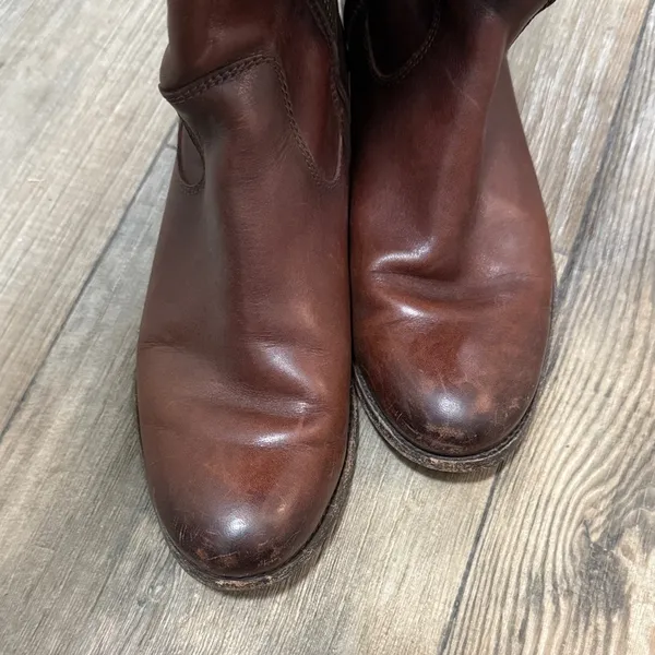 Frye Brown Leather Knee-High Boots - Image 2