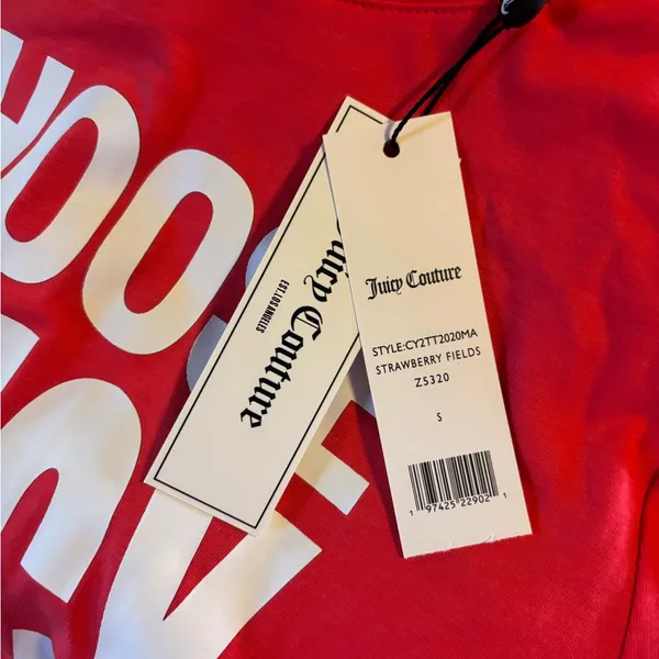 NWT Juicy Couture Choose Juicy Baby Tee sz S - Image 6