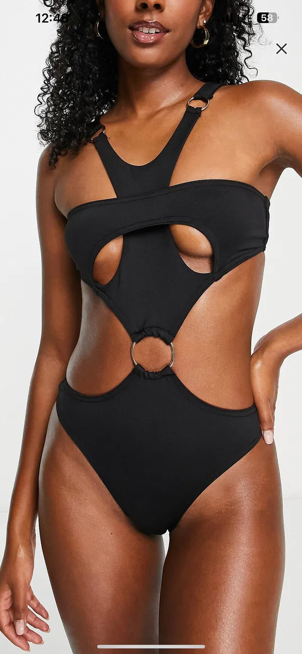 Simmi Stewpot Detail Cutout Bathing Suit - Image 4