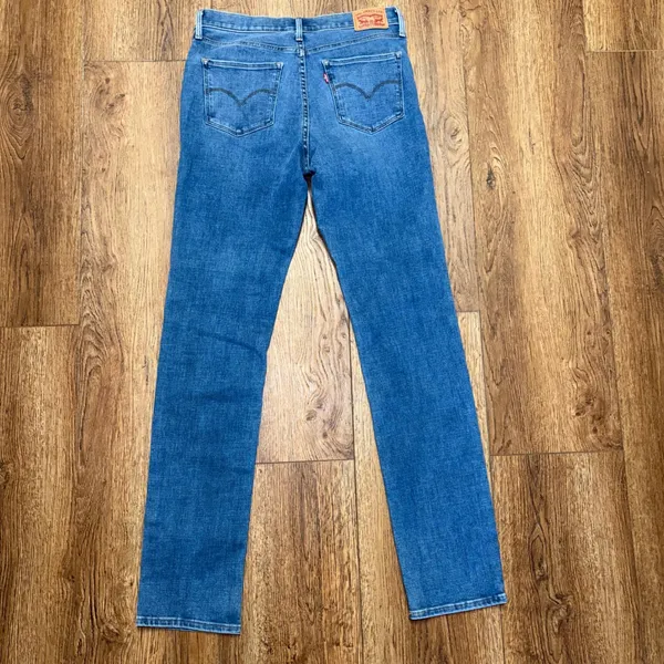 Levi's 312 Shaping Slim Jeans Medium Wash Blue Denim Women's Size 30 - Image 2