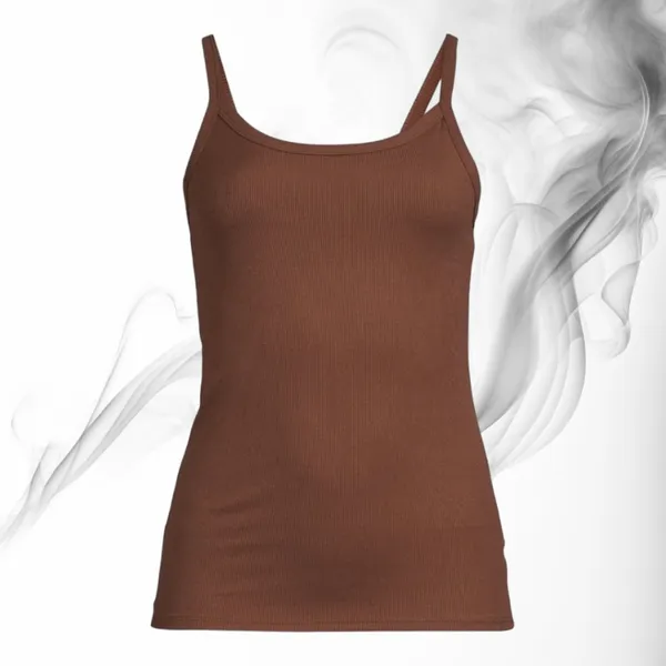 No Boundaries Ribbed Scoop Neck Tank Top- Small - Image 4