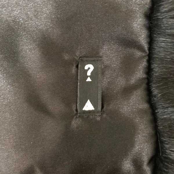 Guess Faux Fur Keyhole Scarf Black - Image 3