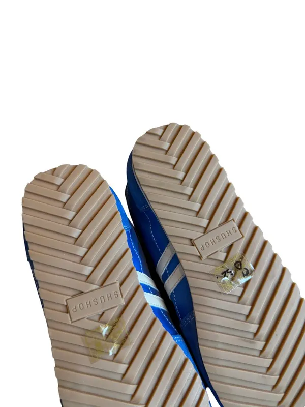 ShuShop Sarah Blue White Sneakers Tennis Shoes Athletic Lace-Up Size 8 NIB NEW - Image 11