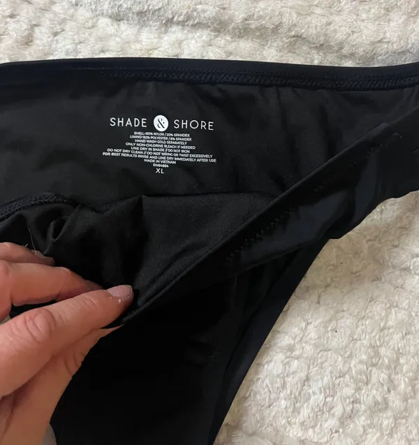 Extra Large Very Cheeky Little Ways Black Swimsuit Bottom - Image 3