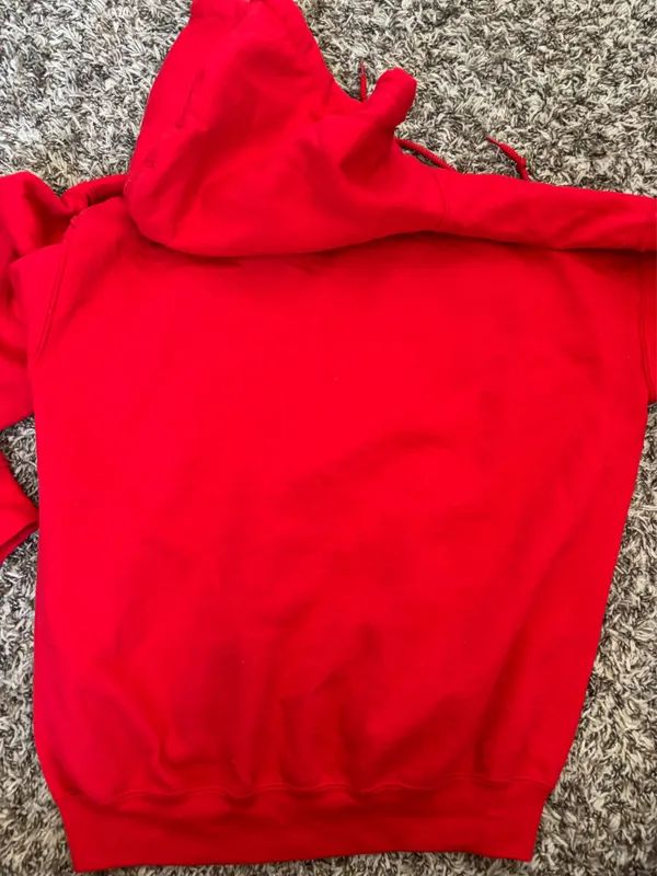 Red Benson Boone Hoodie Size M - Image 2