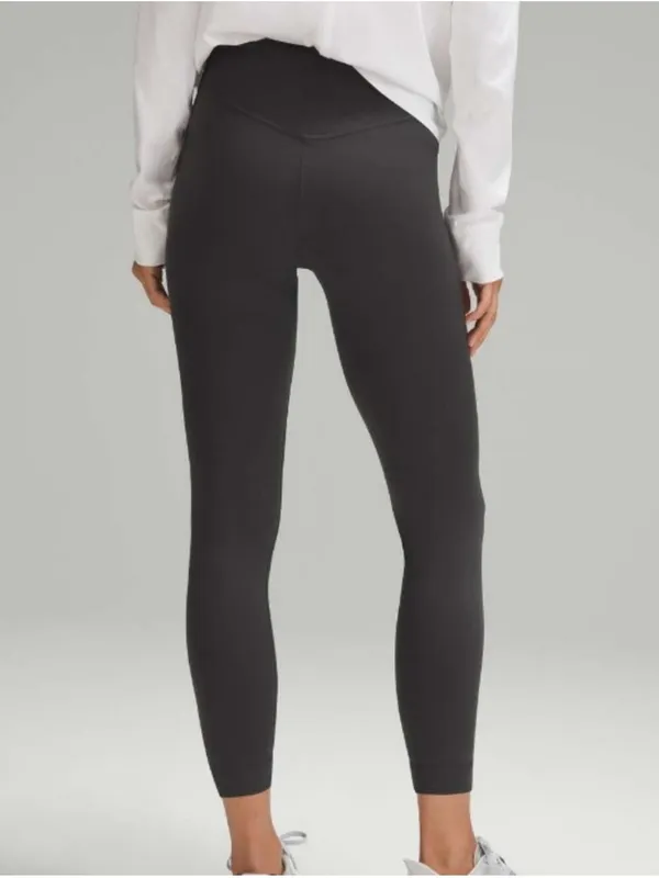 Lululemon Wunder Under SmoothCover High-Rise Tight 25" Graphite Grey Size 4 - Image 2