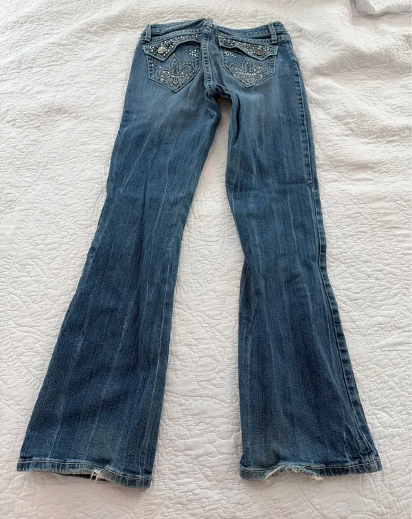 Wrangler Rock 47 low rise bootcut jeans - Image 2