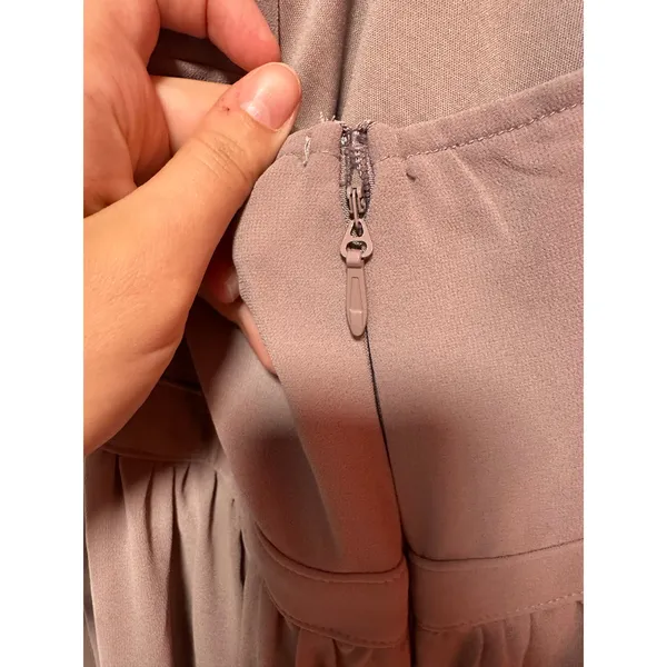 Lulus Air of Romance Taupe Maxi Dress Size Large - Image 8