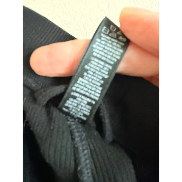 SKIMS Women Lounge Pants XS Black Modal Ribbed High Waisted Flare Leg - Image 6