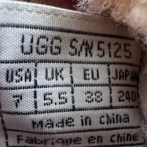 Ugg Coquette Slippers Slip On Sheepskin Shearling Lined Chestnut Tan 7 - Image 6